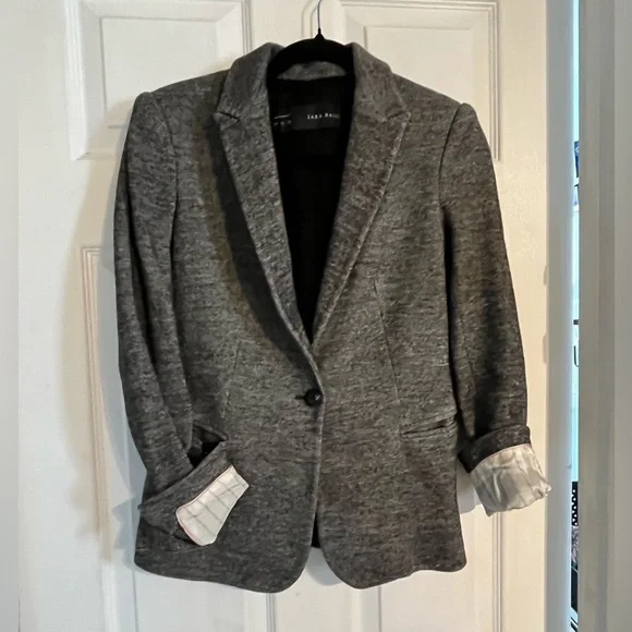 Zara Gray Blazer - Picture 1 of 9